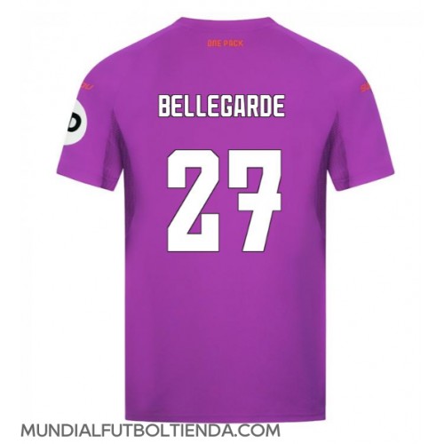 Camiseta Wolves Jean-Ricner Bellegarde #27 Tercera Equipación Replica 2024-25 mangas cortas